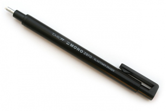 Ластик "Mono Zero Eraser" круглый наконечник, диаметр 2,3 мм черный